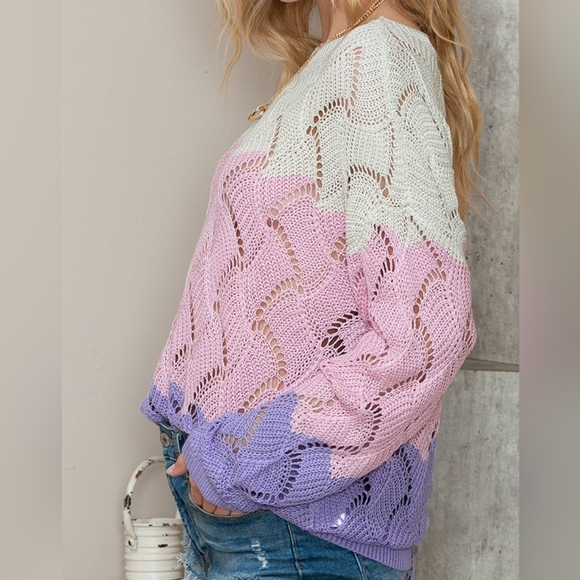 Blush Boundaries Sweater - Picture 9 of 16